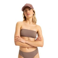 Stanik bikini dla Kobiety LASCA Brązowy. Brązowe bikini Roxy, bez wzorów, z elastanu. Za 179.99 zł.