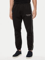 Tommy Hilfiger Spodnie dresowe Monotype MW0MW33701 Czarny Regular Fit. Czarne spodnie sportowe męskie Tommy Hilfiger, m, bez wzorów, z bawełny. Za 399.99 zł.
