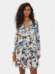 Guess Sukienka codzienna W4YK29 WDW82 Kolorowy Regular Fit. Sukienki damskie Guess, na co dzień, s, z aplikacjami, z syntetyku, bez kołnierzyka, bez ramiączek, proste. Za 289.99 zł.