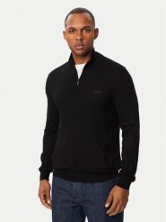 Guess Kardigan M6YR08 Z0913 Czarny Regular Fit. Czarne swetry męskie Guess, m, z aplikacjami, z syntetyku, bez kołnierzyka, bez ramiączek. Za 434.99 zł.
