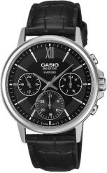 Zegarek Casio Zegarek Męski Casio Beside Multi-Hand BEM-300L-1A (Koperta 42 mm). Zegarki męskie Casio, bez wzorów. Za 518.99 zł.