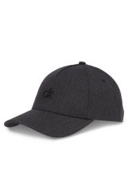 Calvin Klein Czapka z daszkiem Raised Embroidery K60K613118 Czarny. Czarne czapki damskie Calvin Klein, bez wzorów, ze lnu. Za 129.99 zł.