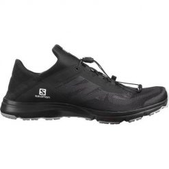 Buty trekkingowe męskie Salomon Amphib Bold 2. Czarne trekkingi męskie Salomon, z materiału, bez zapięcia. Za 499.99 zł.