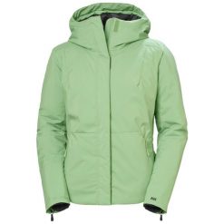 Damska kurtka narciarska Helly Hansen Nora. Zielone kurtki sportowe damskie Helly Hansen, na zimę, bez wzorów, bez ramiączek, bez kaptura, narciarskie. Za 1,114.00 zł.