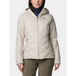 Kurtka Damska Columbia Heavenly. Brązowe kurtki sportowe damskie Columbia, na jesień, l, bez wzorów, bez ramiączek, bez kaptura, trekkingowe. Za 649.00 zł.