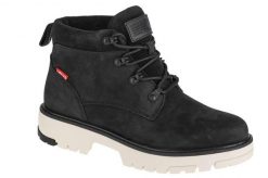 Buty trekkingowe damskie, Levi's Solvi Ankle. Czarne obuwie trekkingowe damskie Levi's®, z materiału, bez zapięcia. Za 454.90 zł.