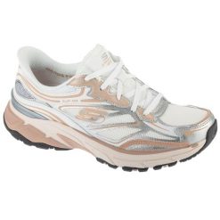 Buty sportowe Sneakersy damskie, Slip-Ins: Stamina Sport. Białe obuwie sportowe damskie Skechers, bez wzorów, bez zapięcia, trekkingowe. Za 429.99 zł.