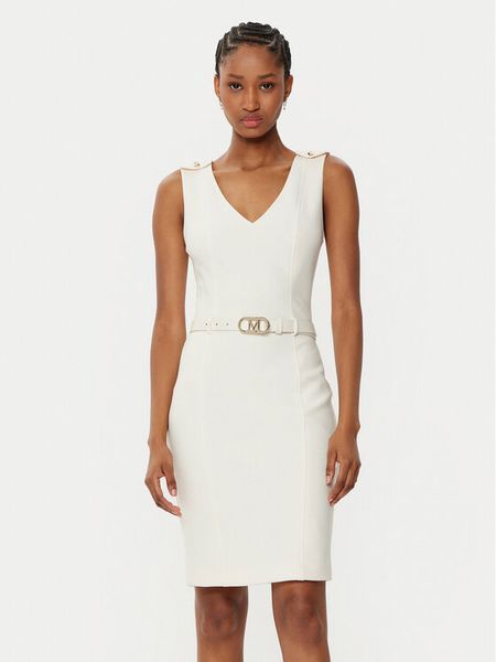 Marciano Guess Sukienka koktajlowa 5RGK10 6302A Beżowy Bodycon Fit. Brązowe sukienki damskie Marciano Guess, z aplikacjami, z syntetyku, wizytowe, bez kołnierzyka, bez ramiączek, bodycon. Za 489.99 zł.