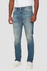 CALVIN KLEIN Niebieskie męskie jeansy Skinny, Rozmiar 31/32. Niebieskie jeansy męskie Calvin Klein, z denimu. Za 599.99 zł.