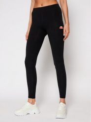 Ellesse Legginsy Solos 2 SGS04703 Czarny Slim Fit. Czarne legginsy damskie Ellesse, bez wzorów, z bawełny. W wyprzedaży za 79.99 zł.