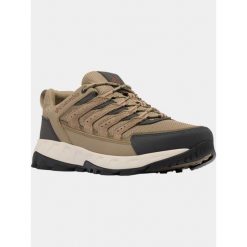 Buty turystyczne męskie Columbia Strata Trail Low. Brązowe buty zimowe męskie Columbia, bez wzorów, bez obcasa, bez zapięcia. Za 489.00 zł.