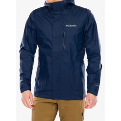 Kurtka przeciwdeszczowa Columbia Pouring Adventure III Jacket. Niebieskie kurtki męskie Columbia, m, bez wzorów, bez kaptura. Za 306.36 zł.