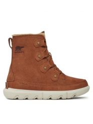 Sorel Śniegowce Explorer Next™ Joan Wp NL5031-242 Brązowy. Brązowe śniegowce damskie Sorel, ze skóry, bez zapięcia. Za 489.00 zł.