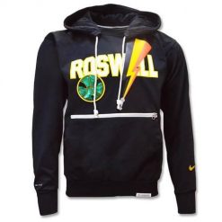 Bluza sportowa męska Nike Roswell Rayguns Premium Drifit. Czarne bluzy sportowe męskie Nike, m, bez wzorów, z kapturem. Za 613.00 zł.