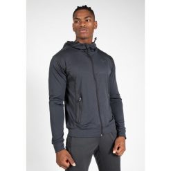 Bluza fitness męska Gorilla Wear Glendo Jacket. Szare bluzy sportowe męskie GORILLA WEAR, l, bez wzorów, bez kaptura, na fitness i siłownię. Za 284.00 zł.