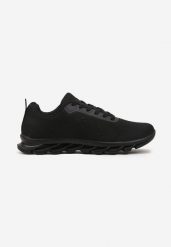 Czarne Buty Sportowe Sneakersy z Motywem Ombre Lorami. Czarne buty sportowe męskie Born2be, bez wzorów, bez zapięcia. Za 84.99 zł.