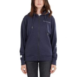 Bluza damska Fundango Neraly z kapturem. Niebieskie bluzy damskie FUNDANGO, xl, bez wzorów, casualowe, bez ramiączek, z kapturem. Za 279.90 zł.