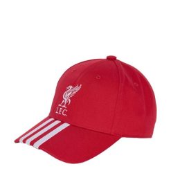 Czapka z daszkiem Liverpool FC. Białe czapki damskie Adidas, bez wzorów, sportowe. Za 99.95 zł.