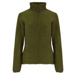 Damska Bluza Polarowa Artic Fleece Jacket. Zielone bluzy damskie ROLY, na zimę, s, bez wzorów, z polaru, sportowe, bez ramiączek, bez kaptura. Za 90.99 zł.