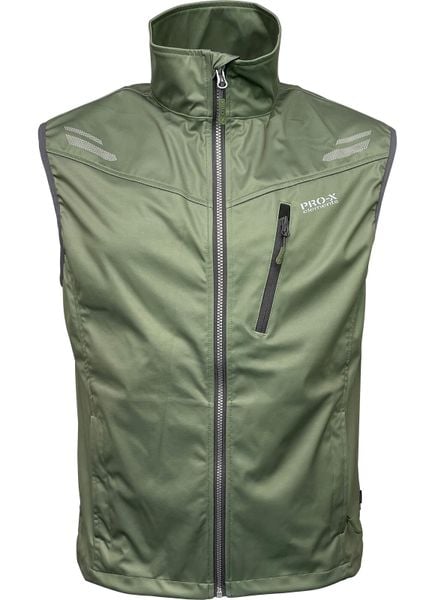 Wielofunkcyjna kurtka softshell Pro-X Elements Heiner. Zielone kurtki męskie PRO-X ELEMENTS, m, bez wzorów, z materiału, bez kaptura, rowerowe. Za 316.50 zł.