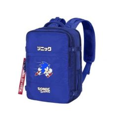 Plecak wielozadaniowy SONIC THE HEDGEHOG Niebieski. Niebieskie plecaki męskie SONIC THE HEDGEHOG, bez wzorów. Za 236.05 zł.