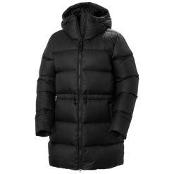 Parka dla kobiet Helly Hansen Essence. Czarne parki damskie Helly Hansen, na zimę, bez wzorów, z syntetyku, bez kaptura. W wyprzedaży za 1,160.45 zł.