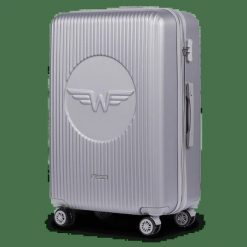 Walizka duża Wings Swallow 3.0 SILVER 28". Szare walizki damskie Wings, bez wzorów, z kauczuku, duże. Za 269.90 zł.