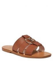 Liu Jo Klapki Saba 08 SA4119 P0102 Brązowy. Brązowe klapki damskie Liu Jo, bez wzorów, ze skóry, bez obcasa, bez zapięcia. Za 559.99 zł.