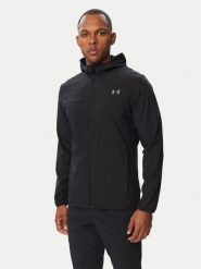 Under Armour Kurtka do biegania Ua Velociti Storm 6015106 Czarny Regular Fit. Czarne kurtki sportowe męskie Under Armour, l, bez wzorów, z syntetyku, bez kaptura, do biegania. Za 429.99 zł.