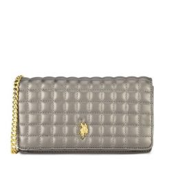 Torebka U.S. Polo Assn. Szare listonoszki damskie U.S. Polo Assn., bez wzorów, bez dodatków. Za 131.99 zł.