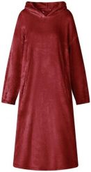 VidaXL Bluza-koc Bordeaux Czerwony z flaneli. Czerwone bluzy damskie vidaXL, bez wzorów, bez ramiączek, bez kaptura. Za 148.99 zł.