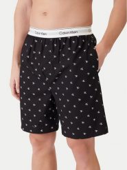 Calvin Klein Underwear Szorty piżamowe LV00NM2832 Czarny Regular Fit. Czarne szorty męskie Calvin Klein Underwear, bez wzorów, z bawełny. Za 189.99 zł.