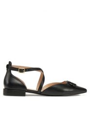 Liu Jo Baleriny Viola 19 SA5025 PX460 Czarny. Czarne balerinki damskie Liu Jo, bez wzorów, ze skóry, bez obcasa, bez zapięcia. Za 429.99 zł.