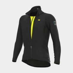 Kurtka rowerowa męska Alé Future Warm. Czarne kurtki męskie ALÉ CYCLING, m, bez wzorów, bez kaptura, rowerowe. W wyprzedaży za 664.50 zł.