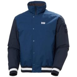 Kurtka narciarska Helly Hansen Apres Varsity. Niebieskie kurtki sportowe męskie Helly Hansen, l, bez wzorów, z dzianiny, bez kaptura, narciarskie. Za 1,412.00 zł.