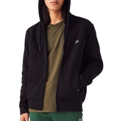 Męska kurtka sportowa Lacoste Czarny. Czarne kurtki sportowe męskie Lacoste, m, bez wzorów, z bawełny, z kapturem. Za 409.80 zł.