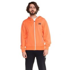 Męski dres z kapturem Fight Fluo. Brązowe komplety dresowe męskie LEONE 1947 APPAREL, m, bez wzorów, z dresówki. Za 126.26 zł.