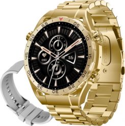 Smartwatch Gravity Zegarek męski SMARTWATCH GRAVITY GT13-3 GD/GD/WH. Zegarki męskie Gravity, bez wzorów. Za 166.62 zł.