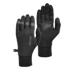 Sportowe rękawiczki zimowe CEP Cold Weather unisex. Czarne rękawiczki męskie CEP, na zimę, bez wzorów. Za 79.00 zł.