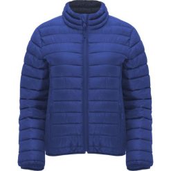 Kurtka Ocieplana Damska Finlandia. Niebieskie kurtki sportowe damskie ROLY, xl, bez wzorów, bez ramiączek, bez kaptura, trekkingowe. Za 155.99 zł.