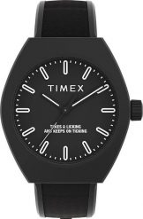 Zegarek Timex Zegarek męski Timex TW2W42100 czarny. Czarne zegarki męskie Timex, bez wzorów. Za 439.00 zł.