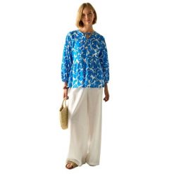 Damska Koszula Primden Fleur Bloom. Niebieskie koszule damskie Regatta, xs, bez wzorów, z bawełny, bez kołnierzyka, bez ramiączek. Za 138.99 zł.