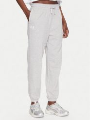 Under Armour Spodnie dresowe Ua Rival 1382735 Szary Loose Fit. Szare spodnie sportowe damskie Under Armour, bez wzorów, z bawełny. Za 169.99 zł.