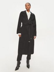 MICHAEL Michael Kors Płaszcz wełniany 77C5935M22 Czarny Regular Fit. Czarne płaszcze damskie MICHAEL Michael Kors, na zimę, m, bez wzorów, z wełny, bez kołnierzyka, bez kaptura. Za 1,599.00 zł.