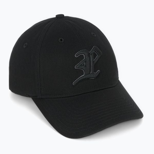 Czapka z daszkiem PROSTO Athletic. Czarne czapki damskie Prosto., bez wzorów, z bawełny, sportowe. Za 73.99 zł.