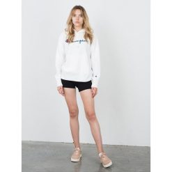 Bluza trekking damska. Białe bluzy damskie Champion, s, bez wzorów, z bawełny, bez ramiączek, z kapturem. Za 208.00 zł.