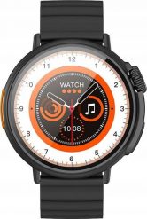 Smartwatch Hoco HOCO smartwatch z funkcją rozmowy Y18 czarny. Czarne zegarki smartwatch Hoco, bez wzorów. Za 149.99 zł.