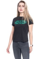 DAMSKI T-SHIRT WRANGLER SS GRAPHIC TEE FADED BLACK W7Z4EVXV6 112132172. Czarne t-shirty damskie Wrangler, xs, bez wzorów, bez kołnierzyka, bez ramiączek. Za 69.99 zł.
