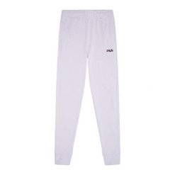 Spodnie Do Biegania Dla Kobiet Lucera. Białe spodnie sportowe damskie Fila, na lato, bez wzorów, sportowe, do biegania. Za 212.99 zł.