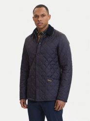 Barbour Kurtka przejściowa Heritage Liddesdale MQU0240NY92 Granatowy Regular Fit. Niebieskie kurtki męskie Barbour, m, bez wzorów, z syntetyku, bez kaptura. Za 799.99 zł.